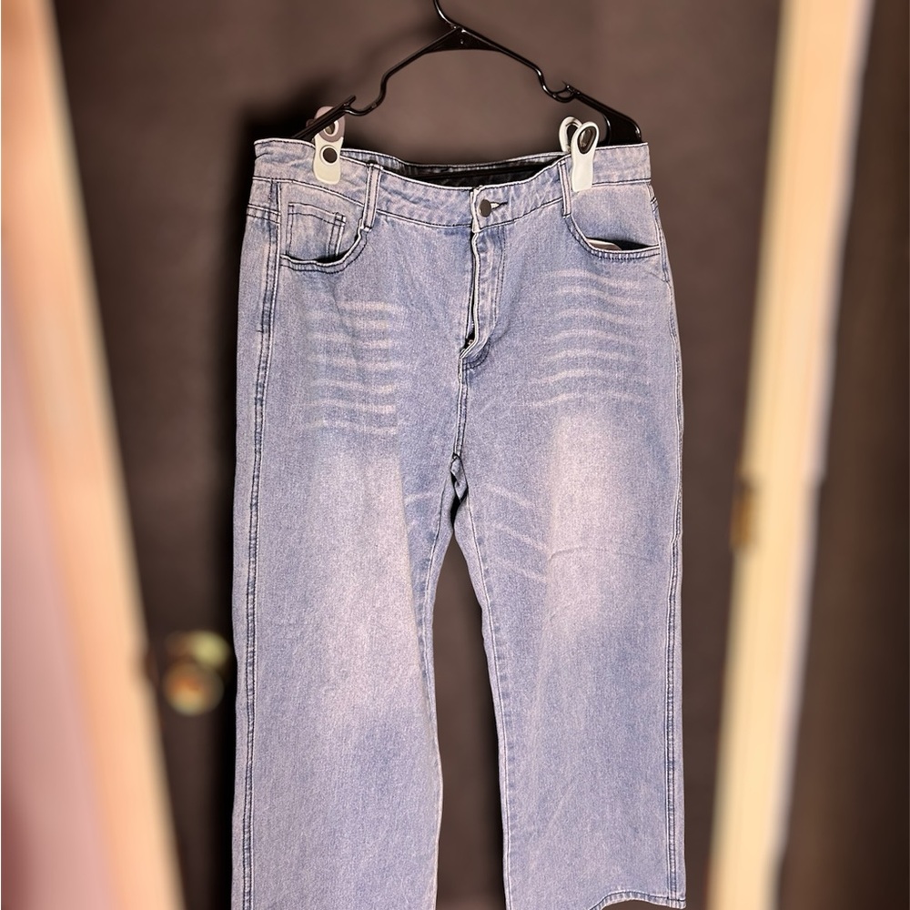 SHEIN Blue (relaxed straight leg)